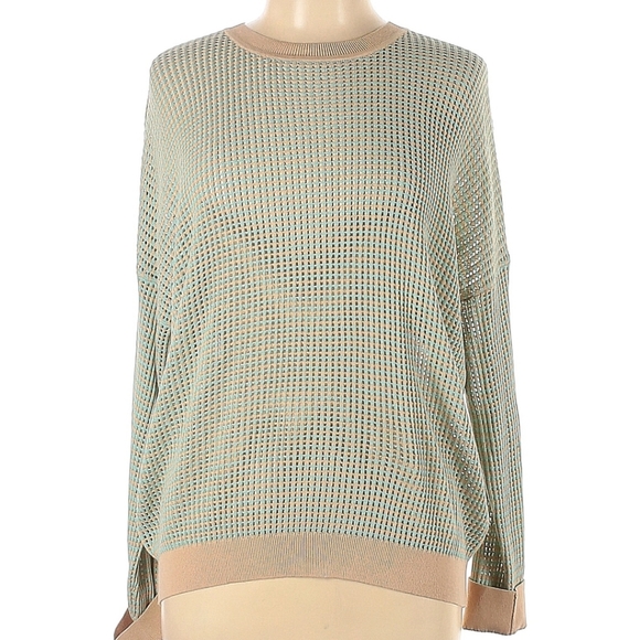 DKNY crew neck pullover sweater 100% cotton Women's size large - Picture 1 of 4